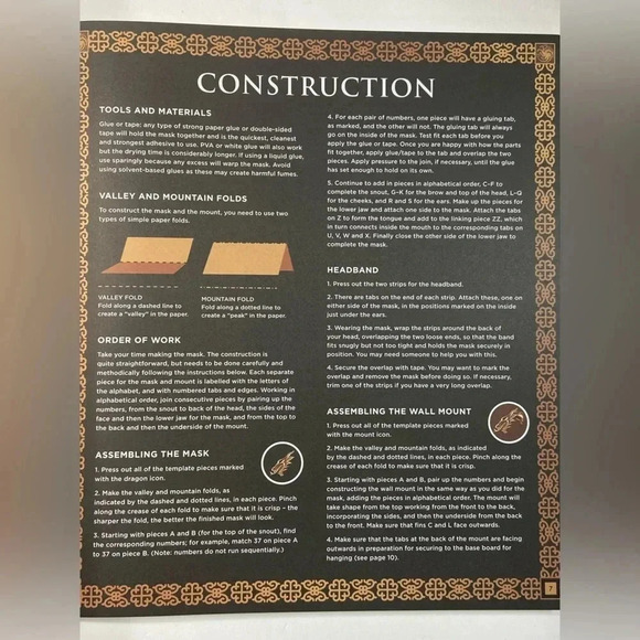 Game of Thrones - House Targaryen 3D Mask & Wall Mount Book - DIY 🐉🎭 - Picture 9 of 16